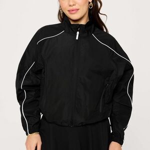FABLETICS Windbreaker Reflective Black Jacket - WORN ONCE!!!